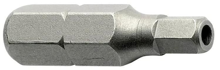 Бита антивандальная HEX Pin с отверстием 9119 Elnar, хромованадиевая сталь - фото